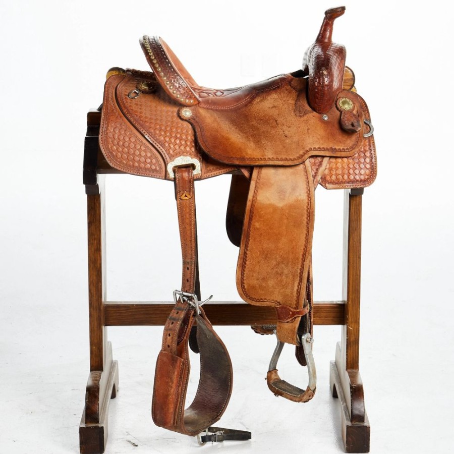 * Nrs Used 14.5In Double J Barrel Saddle | Barrel Racing Saddles