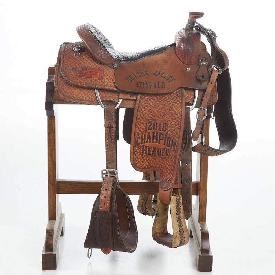 * Nrs Used 15In Double J Trophy Team Roper | Roping Saddles