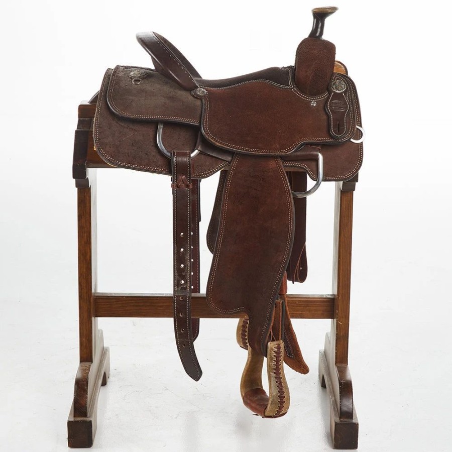 * Nrs Used 14In Reinsman Clay Tryan Team Roper | Roping Saddles