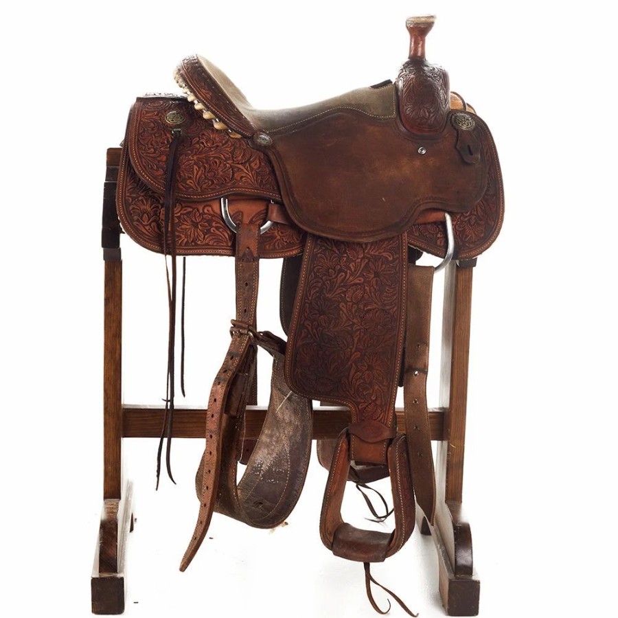 * Nrs Used 15.5In Cactus Team Roper | Roping Saddles