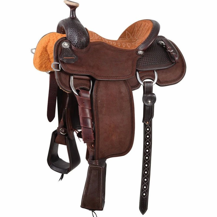 * Martin Saddlery Rickey Green Team Roper 1/4 Breed Basket | Roping Saddles