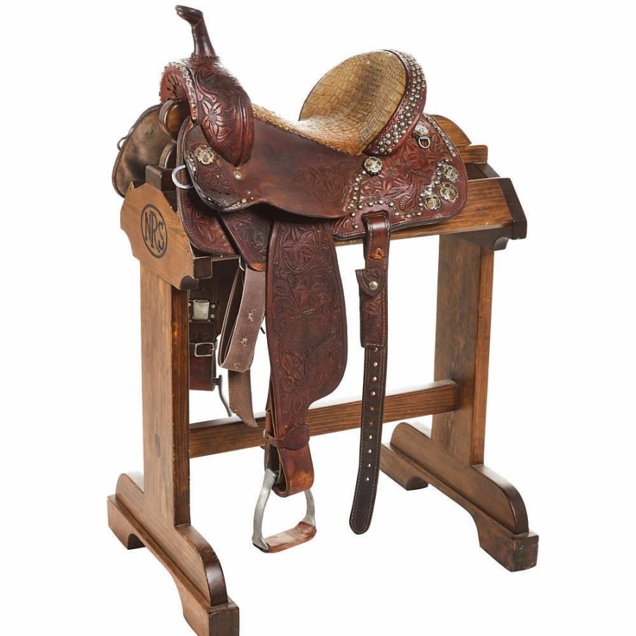 * Nrs Used 13In Double J Pozzi Pro Barrel Saddle | Barrel Racing Saddles