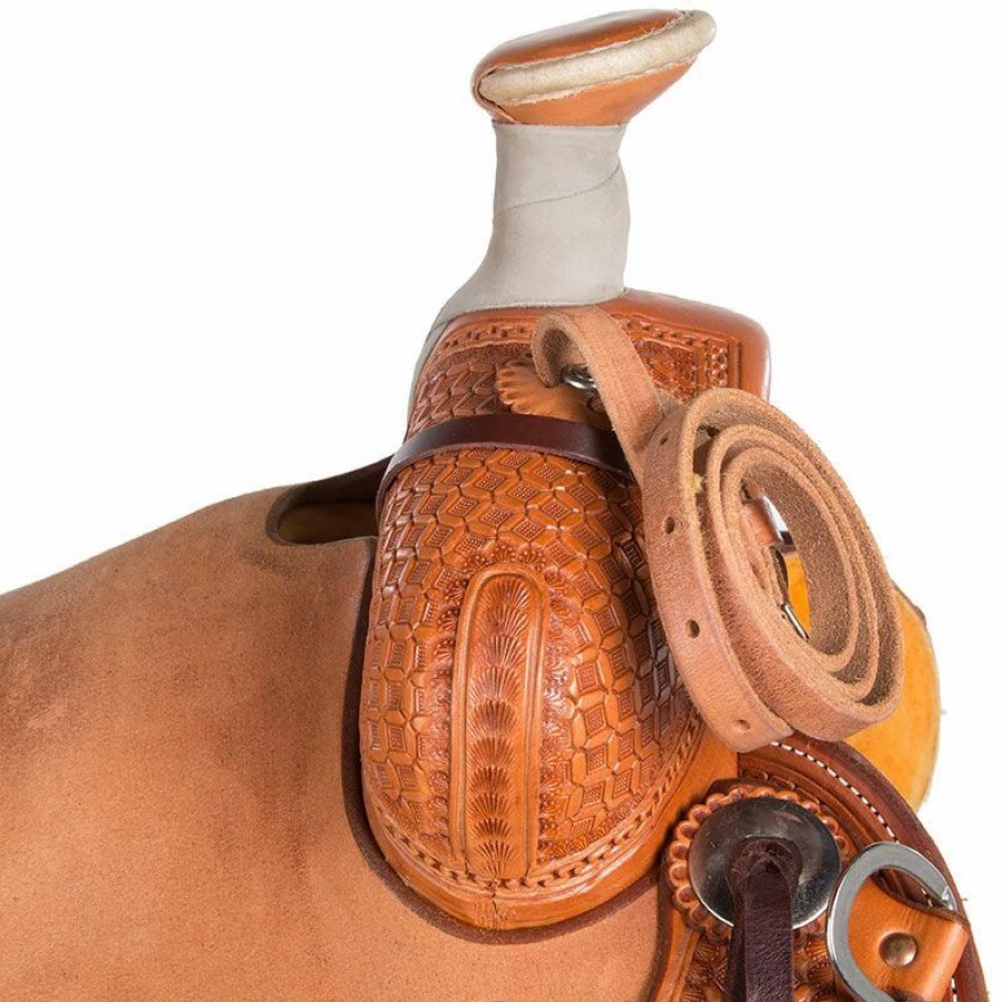 * Martin Saddlery Martin Saddlery Rancher 1/2 Breed Waffle Stamped W/ San Carlos W/ Pencil Roll | Ranch Saddles