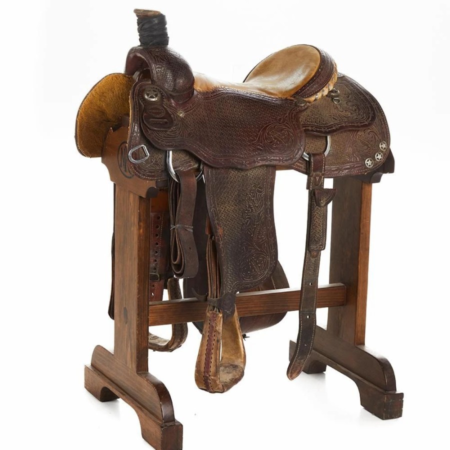 * Nrs Used 16In Bron Billy'S Team Roper | Roping Saddles