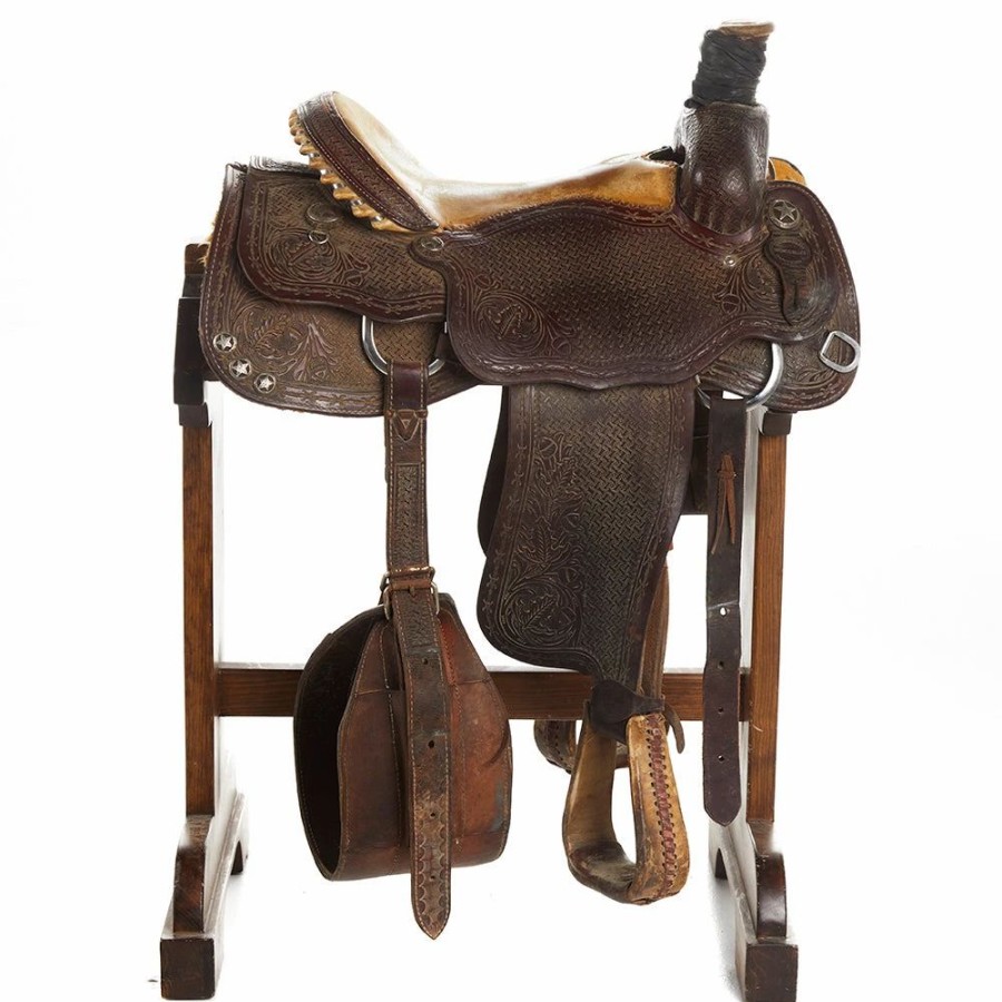 * Nrs Used 16In Bron Billy'S Team Roper | Roping Saddles