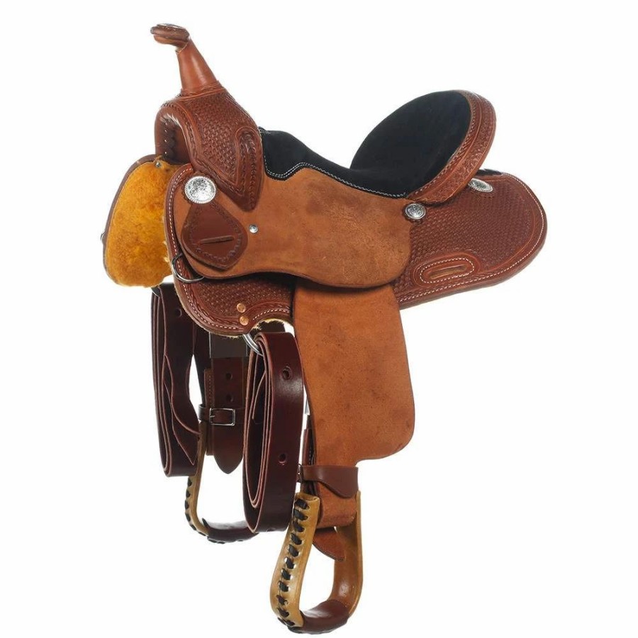 * Nrs Barrel Racer Youth Saddle With Padded Seat | Youth Saddles