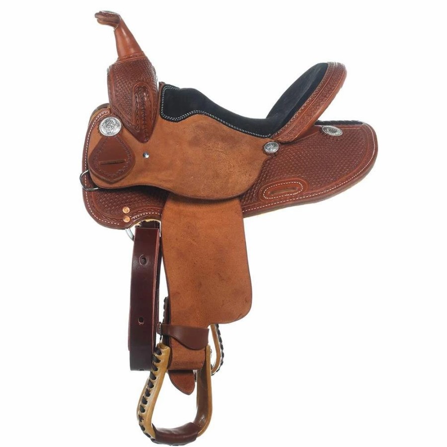 * Nrs Barrel Racer Youth Saddle With Padded Seat | Youth Saddles