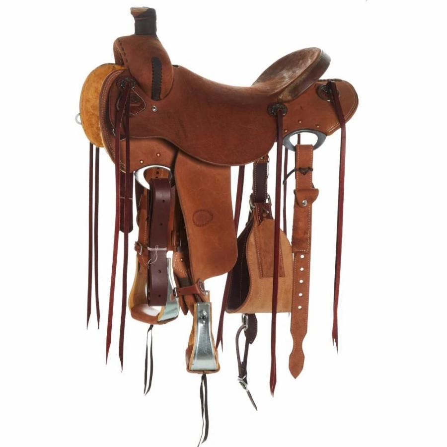 * Nrs Competitors Heavy Oil Roughout Strip Down Ranch Roping Saddle | Ranch Saddles