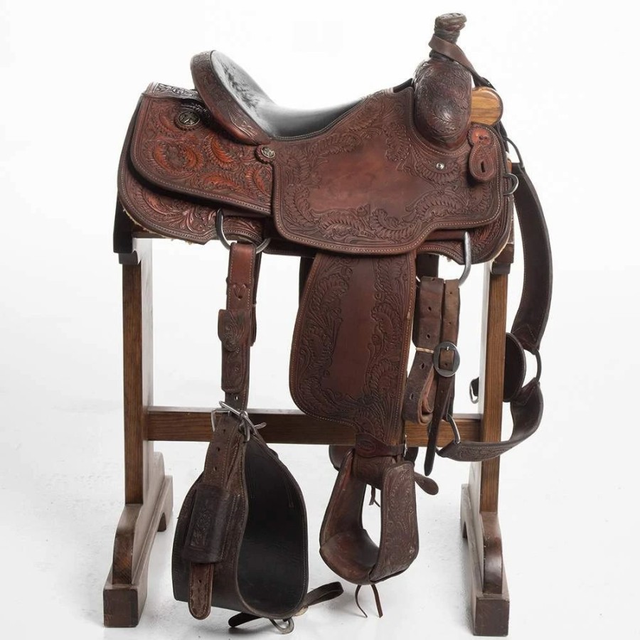 * Nrs Used 14.5In. Stran Smith Calf Roper | Roping Saddles