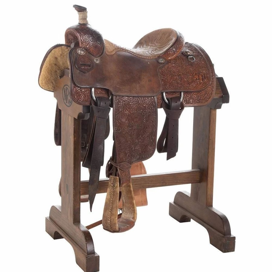 * Nrs Used 15In Dw Barnes Calf Roper | Roping Saddles