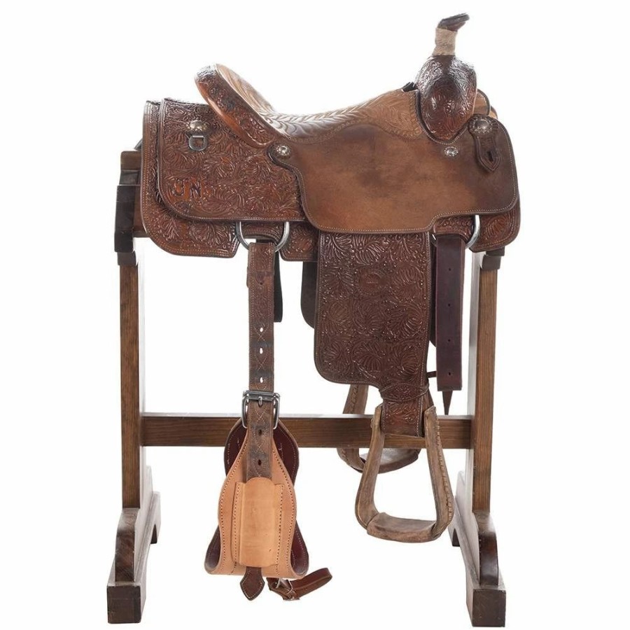 * Nrs Used 15In Dw Barnes Calf Roper | Roping Saddles