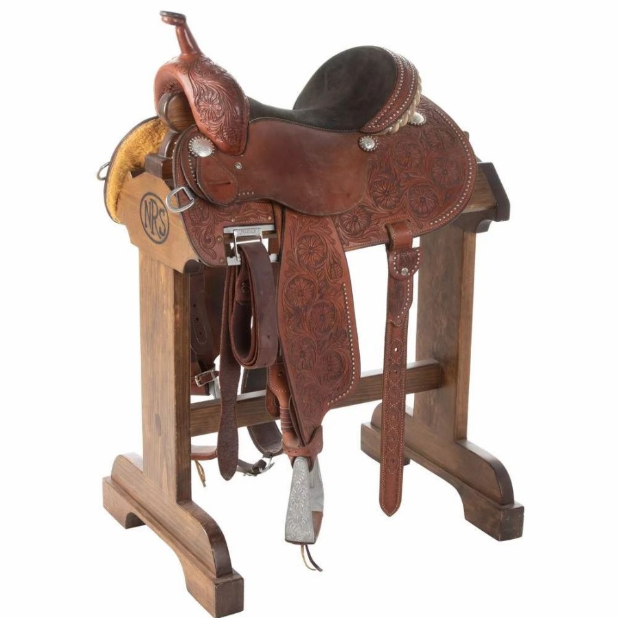 * Nrs Used 13.5In Martin Crown C Barrel Saddle | Barrel Racing Saddles