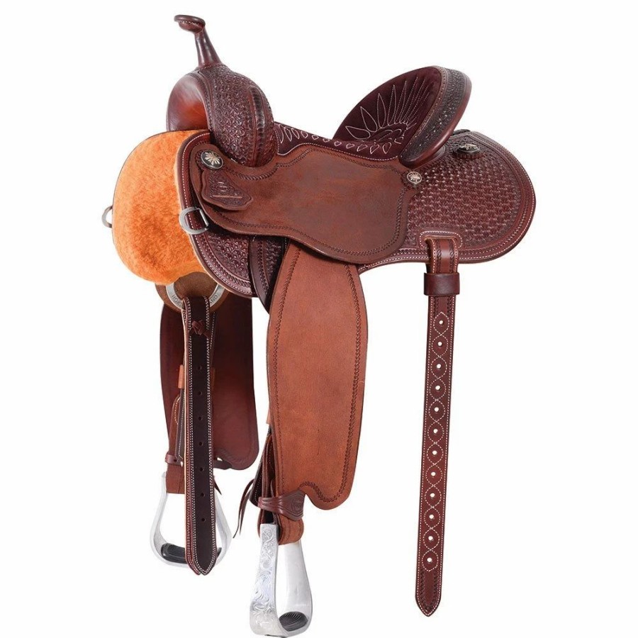 * Martin Saddlery Martin Fearless 1/2 Breed Snowflake Barrel Saddle | Barrel Racing Saddles