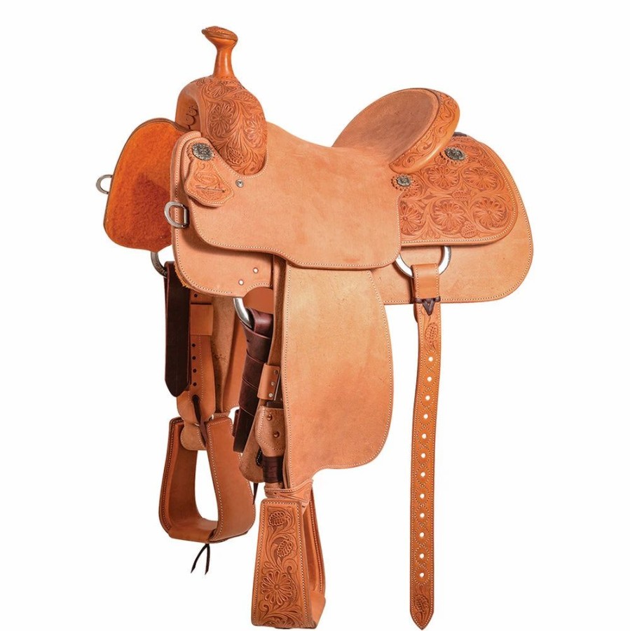 * Martin Saddlery Martin Team Roper Natural 1/4 Breed Mountain Daisy | Roping Saddles