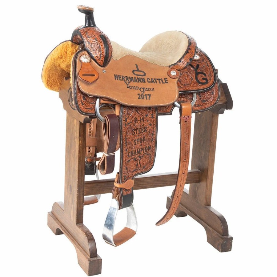 * Nrs Used 15In Texas Ranch Elite Outfitters Team Roper | Roping Saddles