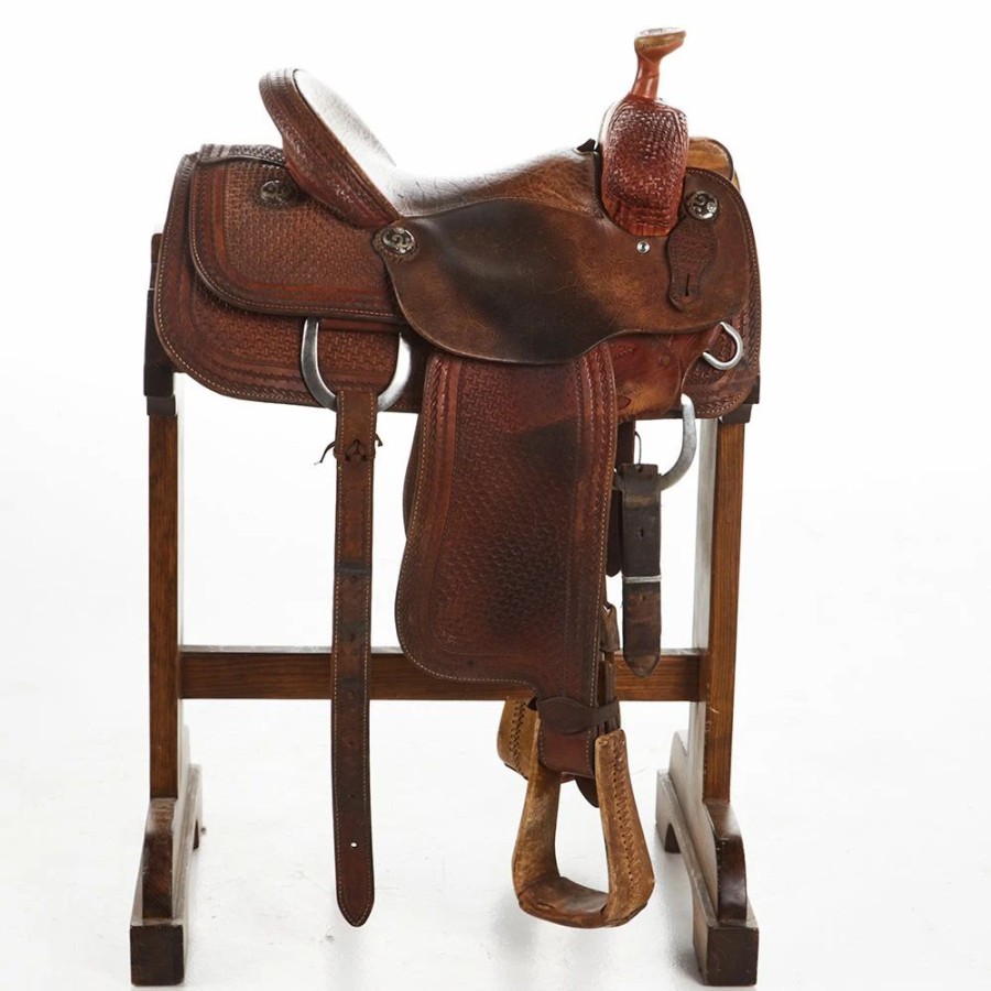 * Nrs Used 14In Coat`S Lazy L Team Roper | Roping Saddles