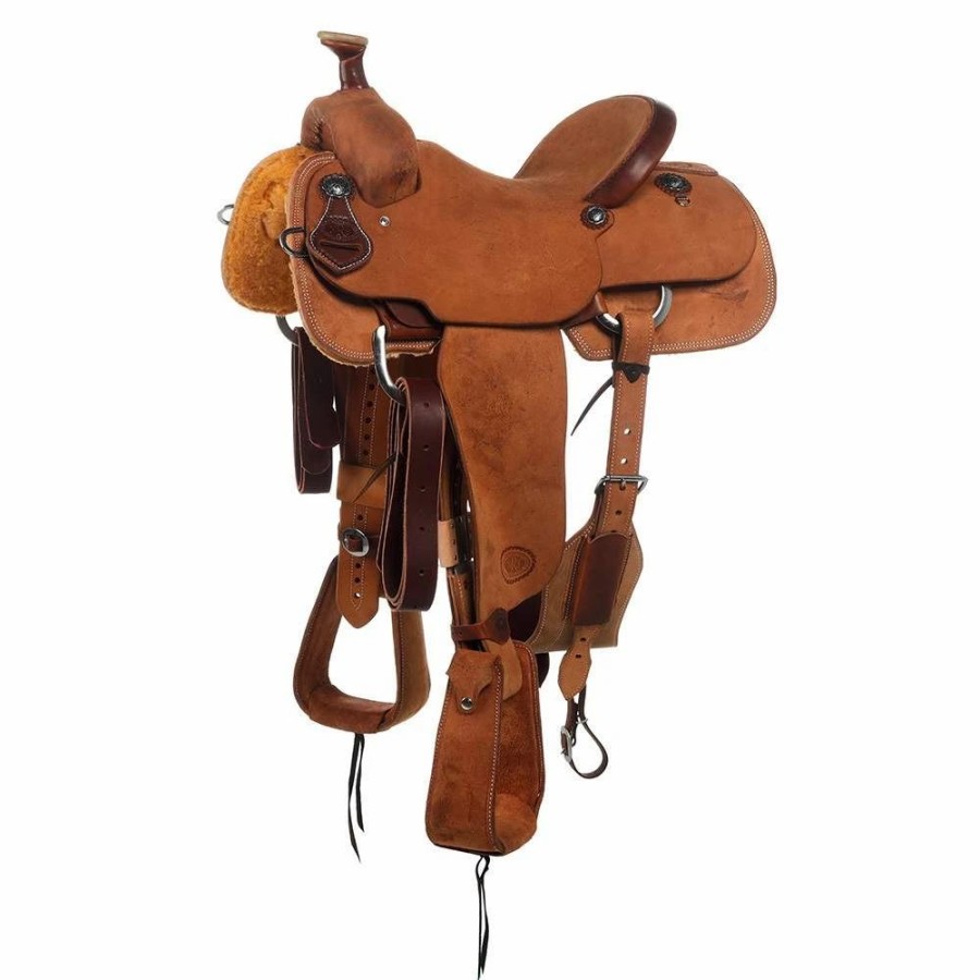 * Nrs Competitors Heavy Oil Roughout Team Roping Saddle | Roping Saddles