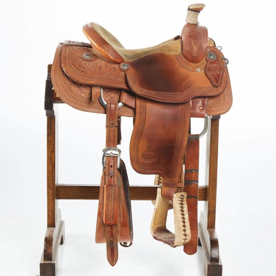 * Nrs Used 14In Schooly Team Roper | Roping Saddles