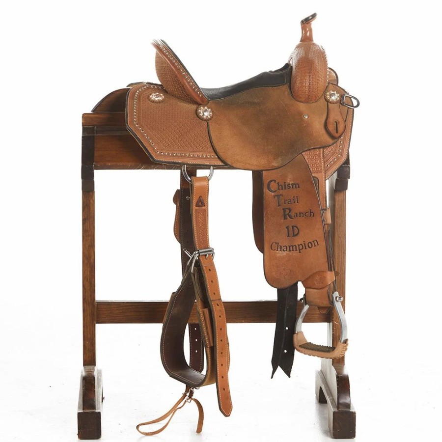 * Nrs Used 13.5In Top Hand Trophy Barrel Saddle | Barrel Racing Saddles