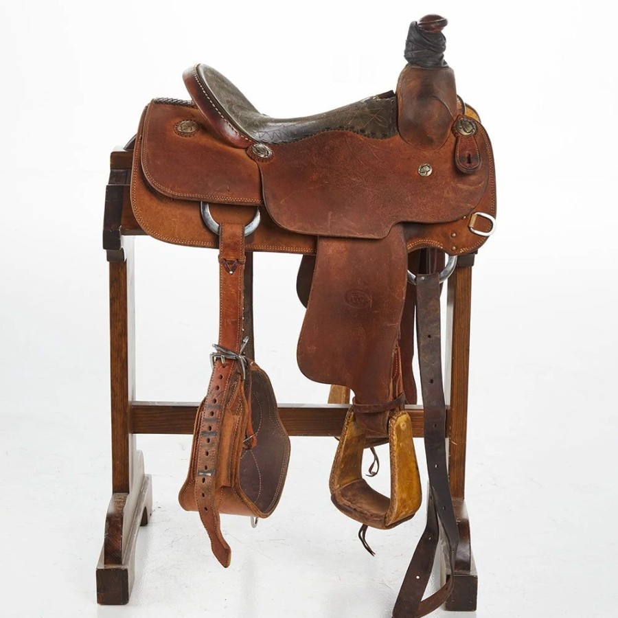 * Nrs Used 15In Tw Custom Team Roper | Roping Saddles