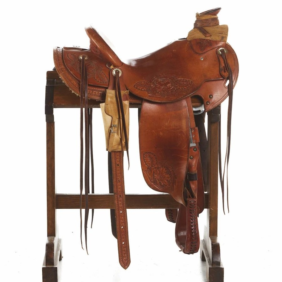 * Nrs Used 15.5In Stacy Jensen Wade Saddle | Ranch Saddles