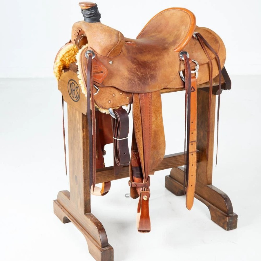 * Nrs Used 16In Larry Cox Ranch Roper | Ranch Saddles