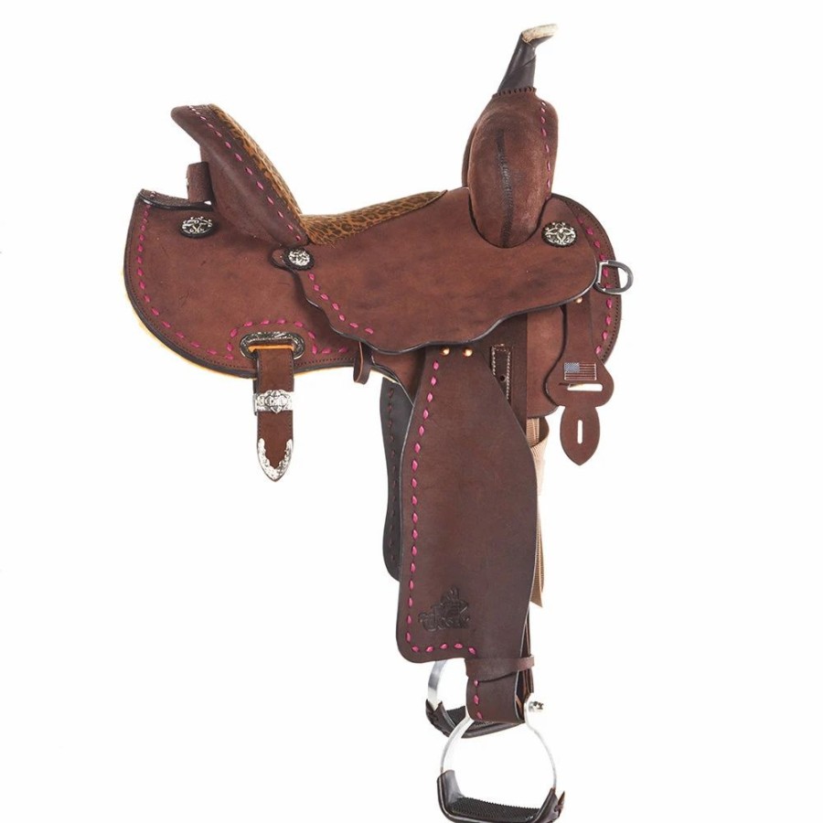 * Reinsman Martha Josey Cash Go Round 13 1/2 Inch Barrel Saddle | Barrel Racing Saddles