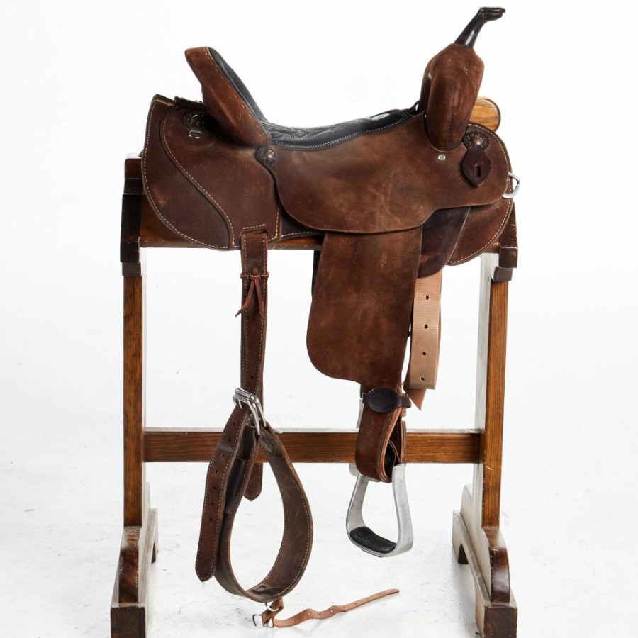 * Nrs Used 15.5In Double J Lynn Mackenzie Barrel Saddle | Barrel Racing Saddles