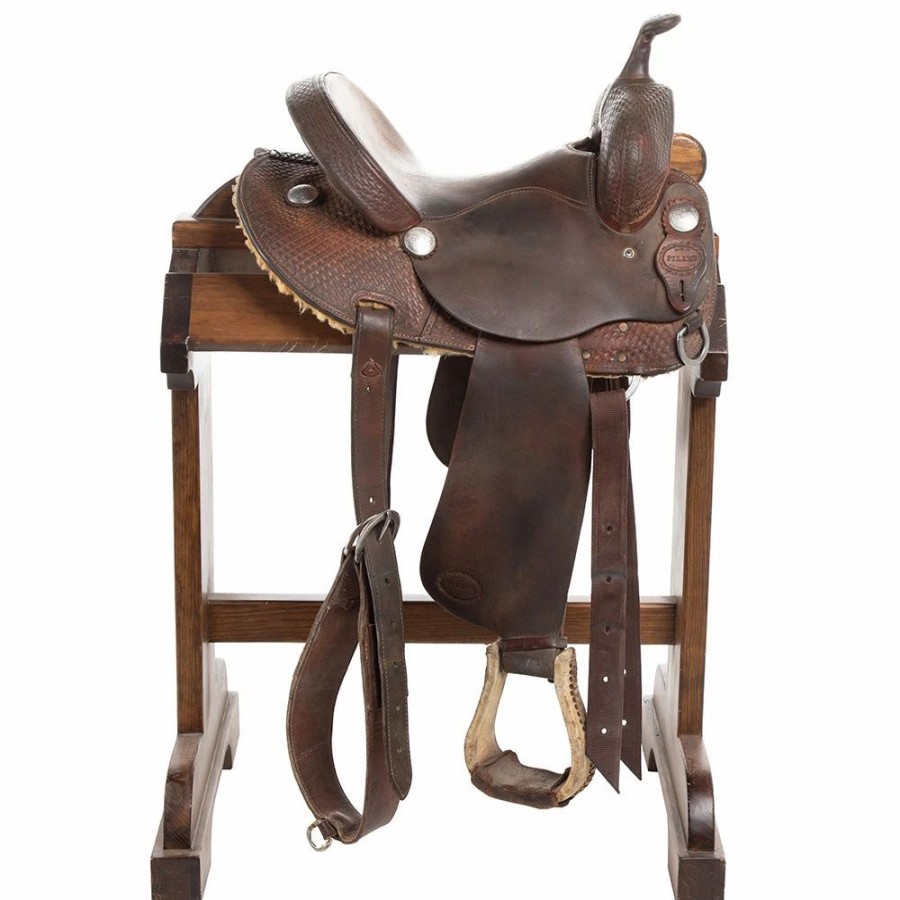 * Nrs Used 13.5In Piland Saddlery Barrel Saddle | Barrel Racing Saddles