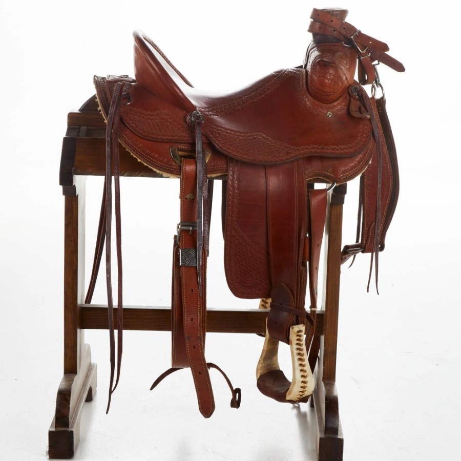 * Nrs Used 16.5In Dan High Ranch Roper | Ranch Saddles