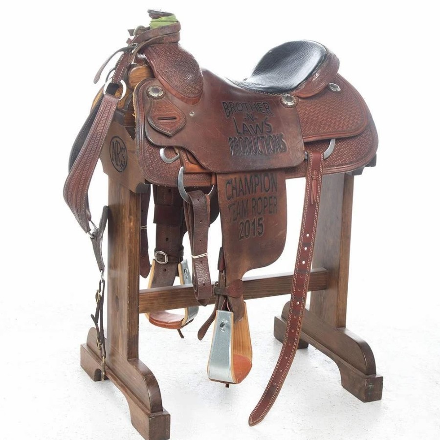 * Nrs Used 15.5In. Jeff Smith Trophy Team Roper | Roping Saddles