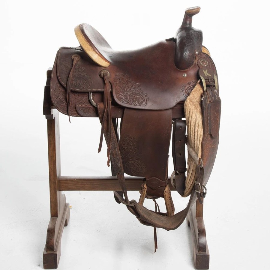 * Nrs Used 15In. Aarts Saddlery Team Roper | Roping Saddles