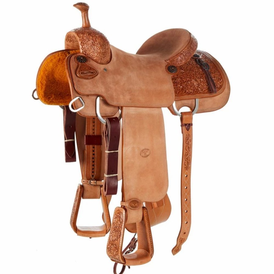 * Tomahawk 1/2 Breed Floral Team Roper | Roping Saddles