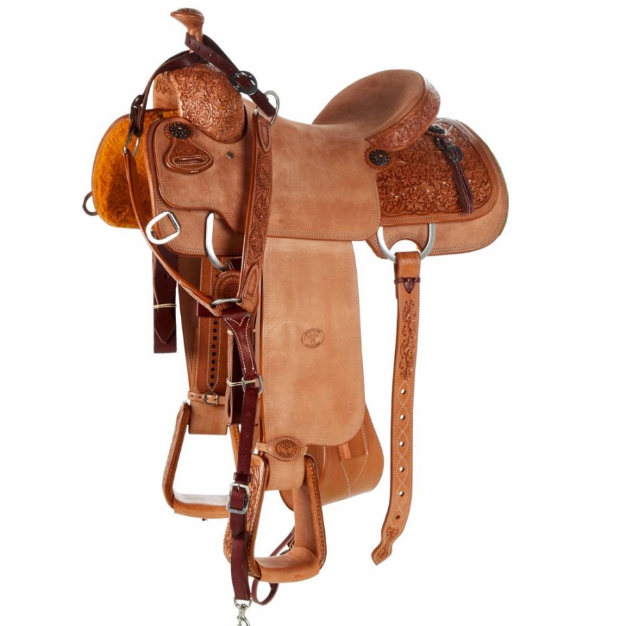 * Tomahawk 1/2 Breed Floral Team Roper | Roping Saddles