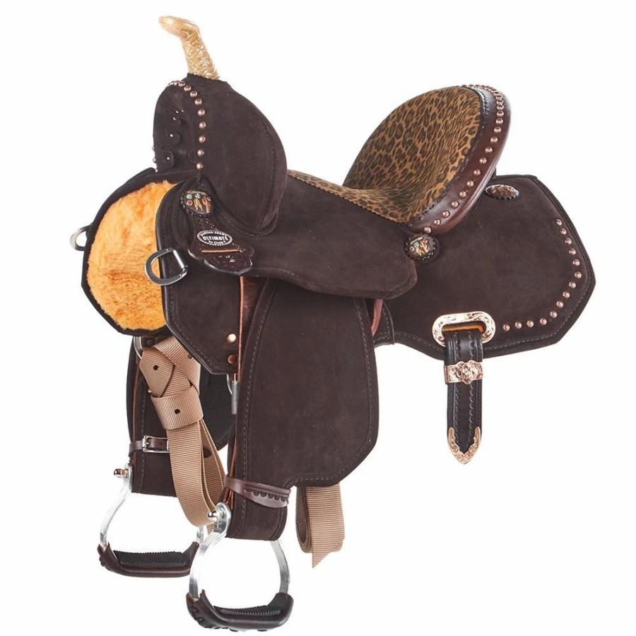 * Circle Y Saddlery Josey Mitchell Lightweight Lightspeed 12 Inch Barrel Saddle | Barrel Racing Saddles