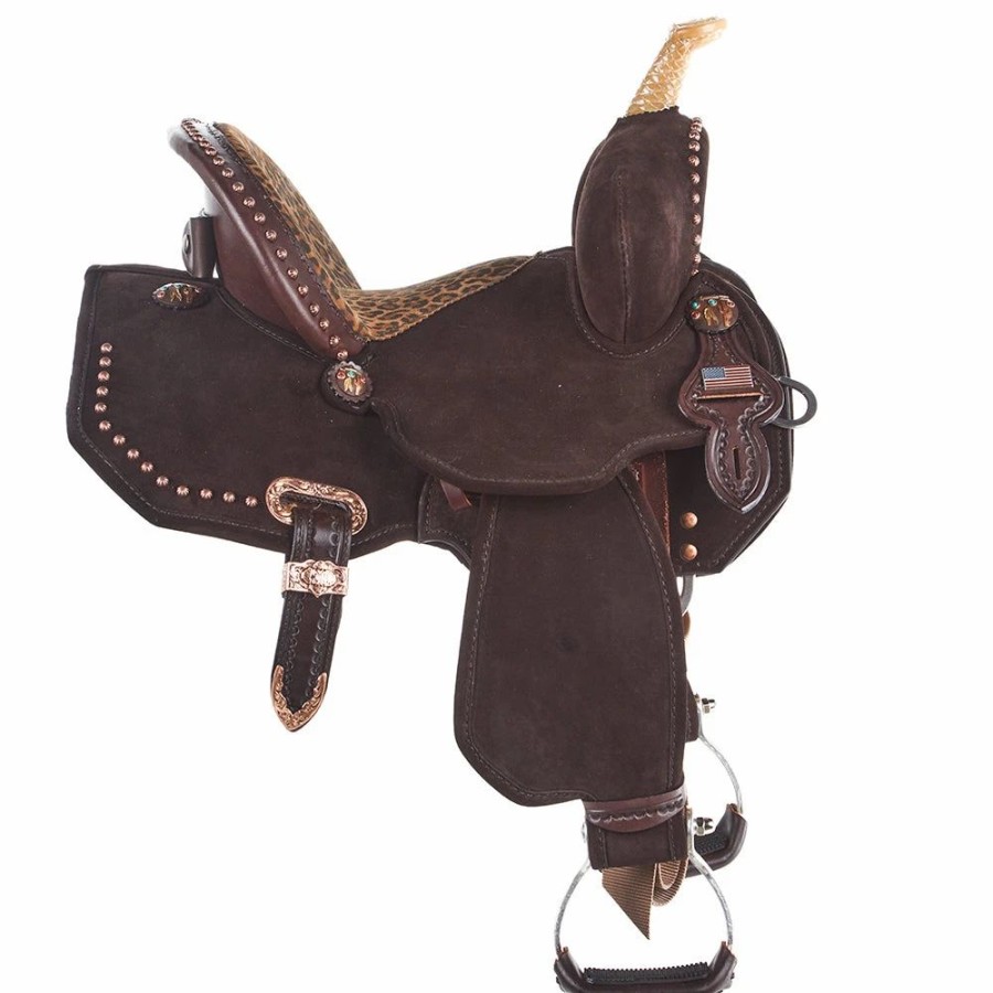 * Circle Y Saddlery Josey Mitchell Lightweight Lightspeed 12 Inch Barrel Saddle | Barrel Racing Saddles