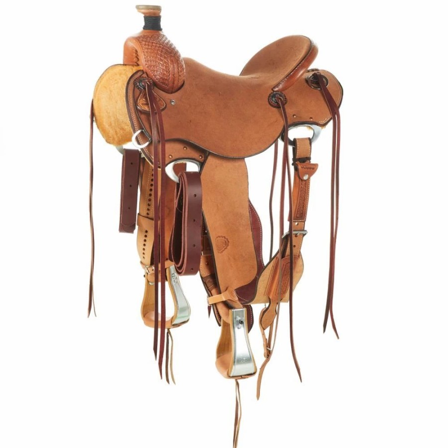 * Nrs Competitors Eighth Breed Diamond Stamp Olin Young Ranch Roper | Ranch Saddles