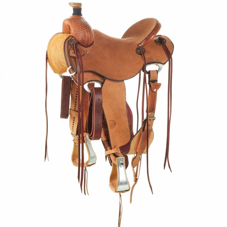 * Nrs Competitors Eighth Breed Diamond Stamp Olin Young Ranch Roper | Ranch Saddles