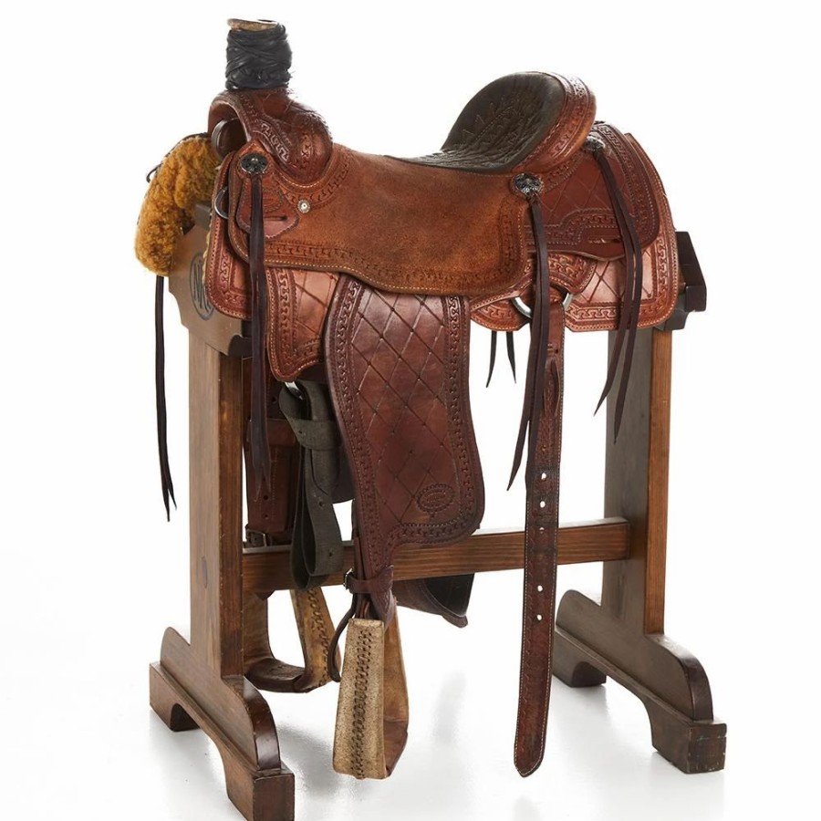 * Nrs Used 14In Brown'S Custom Ugly Betty Team Roper | Roping Saddles